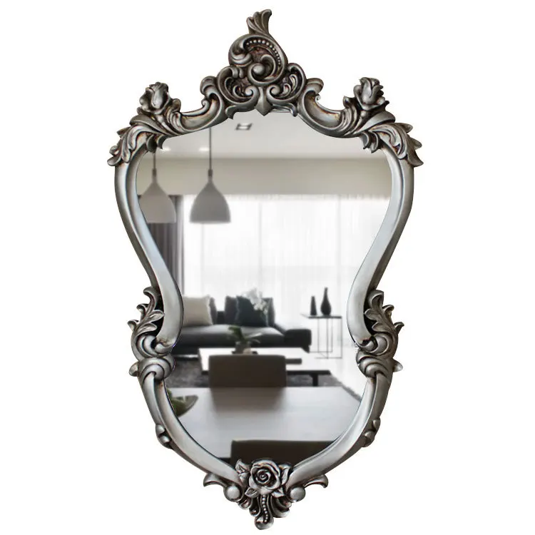 57cmx96cm European Retro round Bathroom Mirror Toilet Mirror Wall Decorative Mirror Special