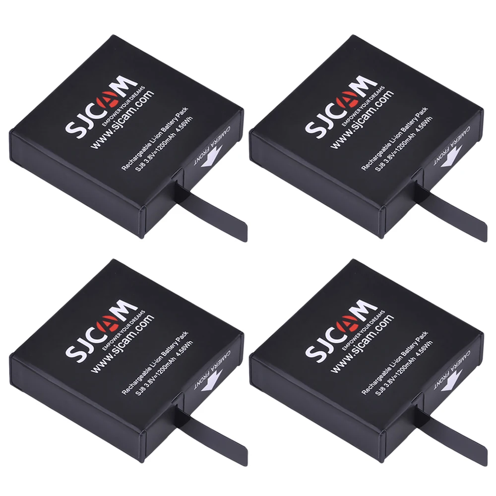 1200mAh Original SJCAM SJ8 Series  Battery + LED 3-Slots USB Charger for SJCAM SJ8 Pro / SJ8 Plus / SJ8 Air Action Cameras
