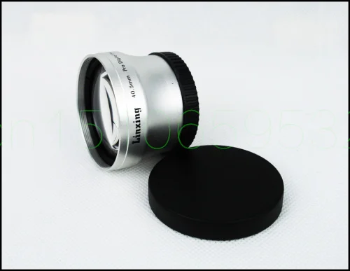 40.5mm 2.0x TELE Telephoto LENS for Camcorder 40.5 mm 2x Silver
