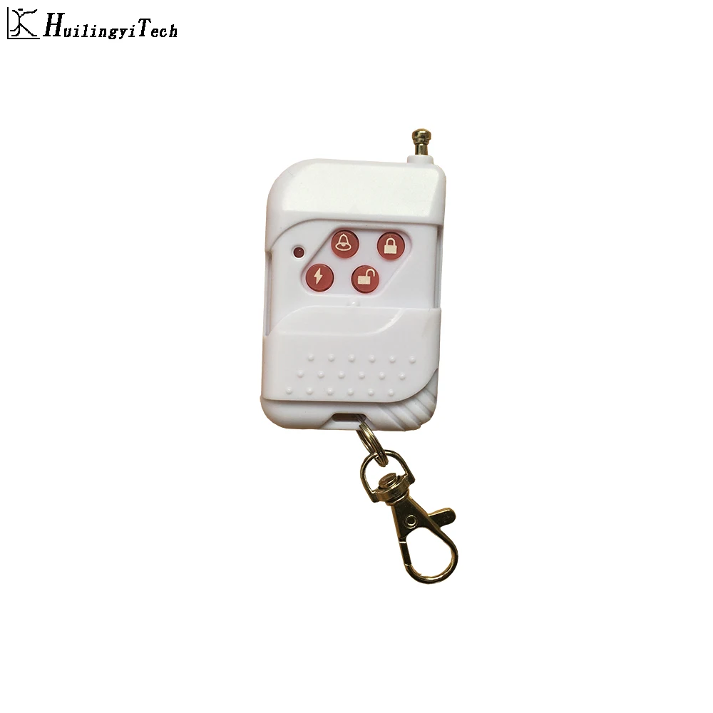 Wireless Plastic Remote Control Button For Home Alarm Systems Gsm Alarm Remote Control