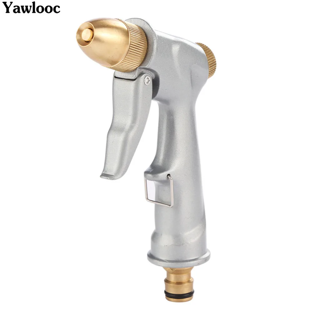 

Garden Hose Nozzle Heavy Duty Metal Spray Gun Sprayer Brass For Car Washing Plants Watering,Pets Shower Floor Cleaning