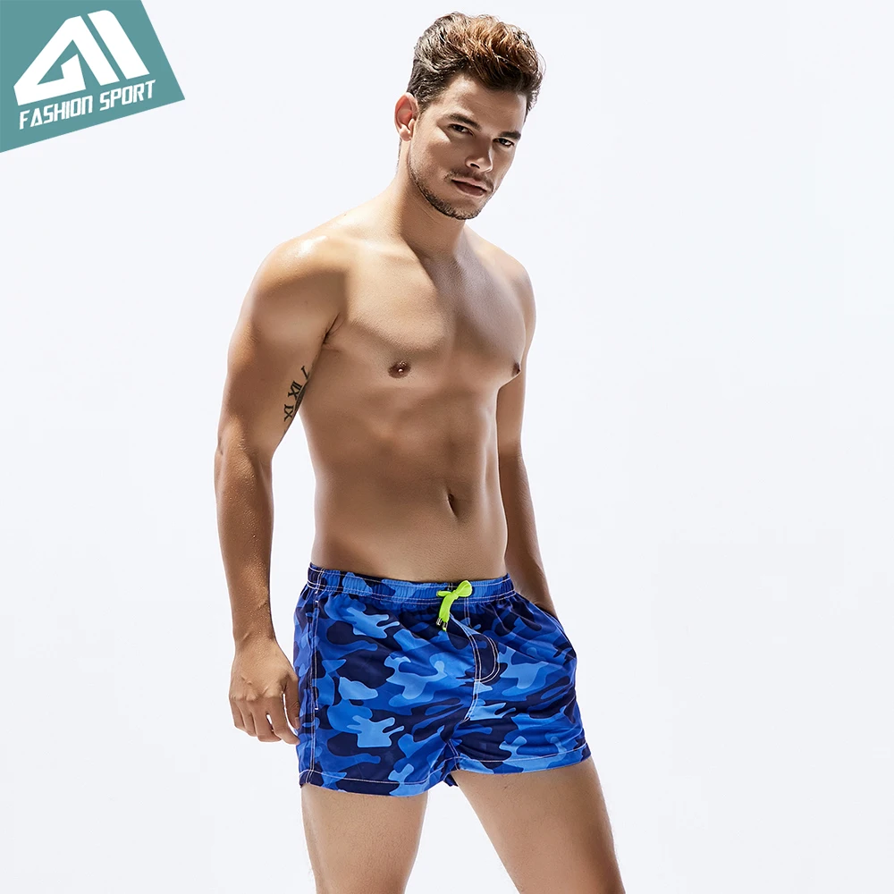 

Men's Board Shorts 13in Fixed Waist Swim Trunk Holiday Beach Seobean Summer Camouflage Fast Dry Men Swimming Shorts SE80