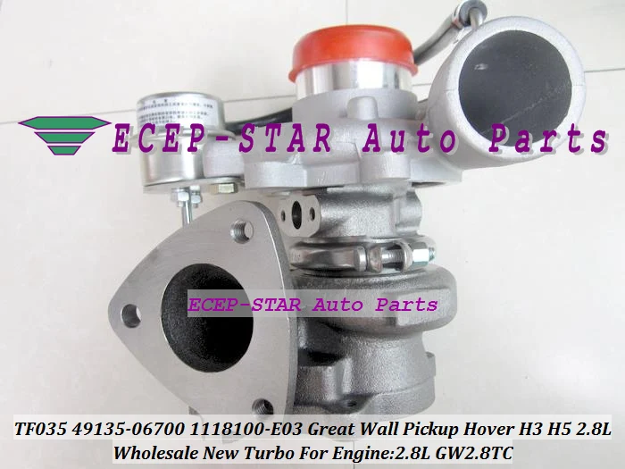 Turbo TF035 49135-06700 1118100-E03 1118100E03 49135 06700 4913506700 para Great Wall Pickup Hover H3 H5 Haval 2.8T GW2.8TC 2.8L