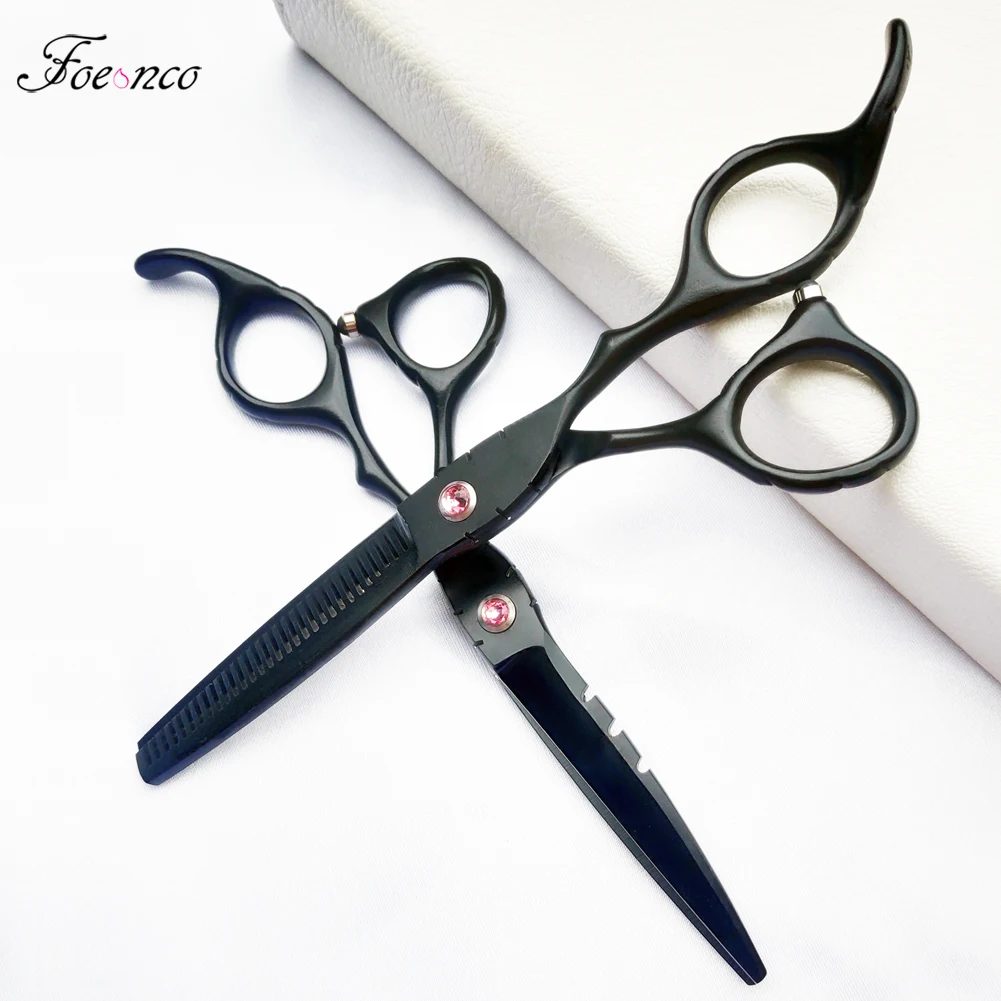 

6.0 Inch Japan Steel 440C Barber Hairdressing Scissors Cutting Shears Thinning Scissors Professional Human Hair Scissors Tesoura