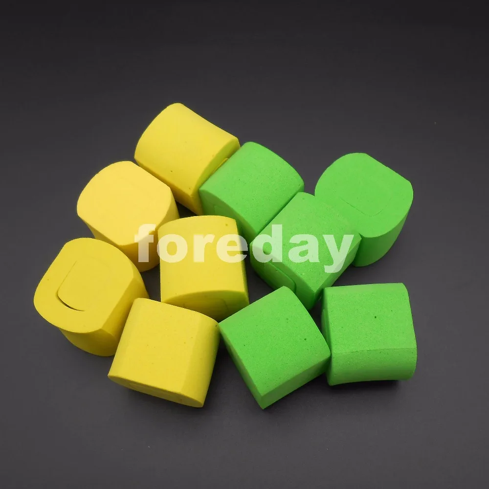 10PCS X NEW 130/180 motor bracket Foam fixed seat base ring DIY accessory Green / Yellow 10PCS/LOT *FD339-340