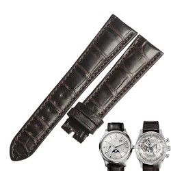 WENTULA watchbands for  ZENITH ELITE 691 /681/685 alligator skin /crocodile grain watch band  man