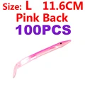 Pink Back L 100pcs