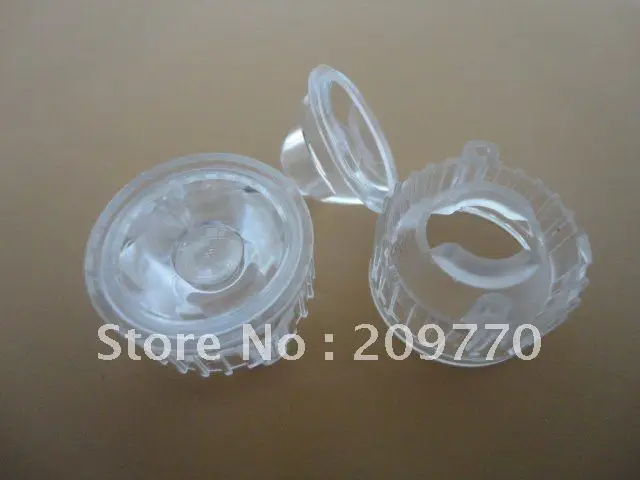 Wholesale- LED lens 20MM 20 degrees concave optical lens Contain bracket 1W 3W Reflector Collimator