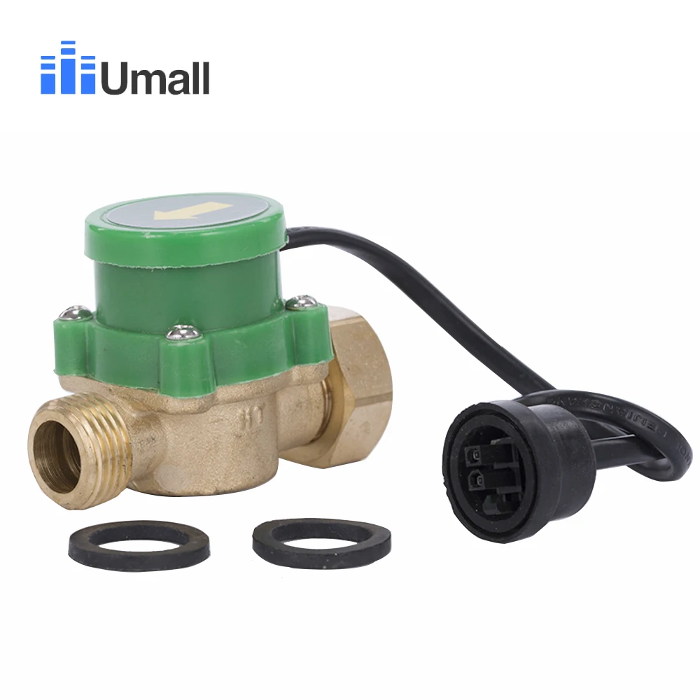 

HT-200 G3/4-G1/2 Full Copper Automatic Electronic Magnetic Hall Pressure Home Shower Maintenance Water Pump Flow Sensor Switch