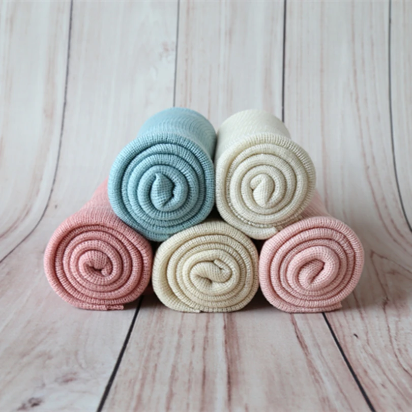 Jersey Wraps Newborn Baby Stretch Knit  Wrap Baby Swaddle Blanket Backdrop Newborn Photography props