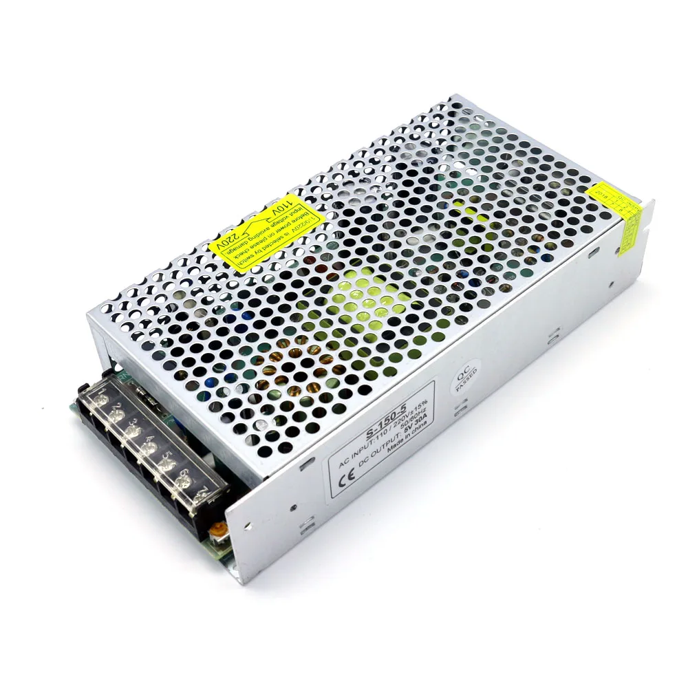 High Quality Universal Voltage Led Adapter Transformer AC DC 5V 30A 150W Lighting Driver Switch Power Supply Model