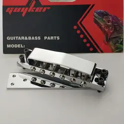 Chrome Ricken-backer Style Guitar Bridge Cover And Base Plate RK-100