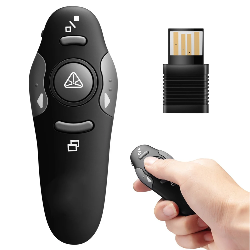 

2.4Ghz RF Pointer Pen Wireless USB Power Point Presenter Remote Control Red Pen Wireless Remote Pointer