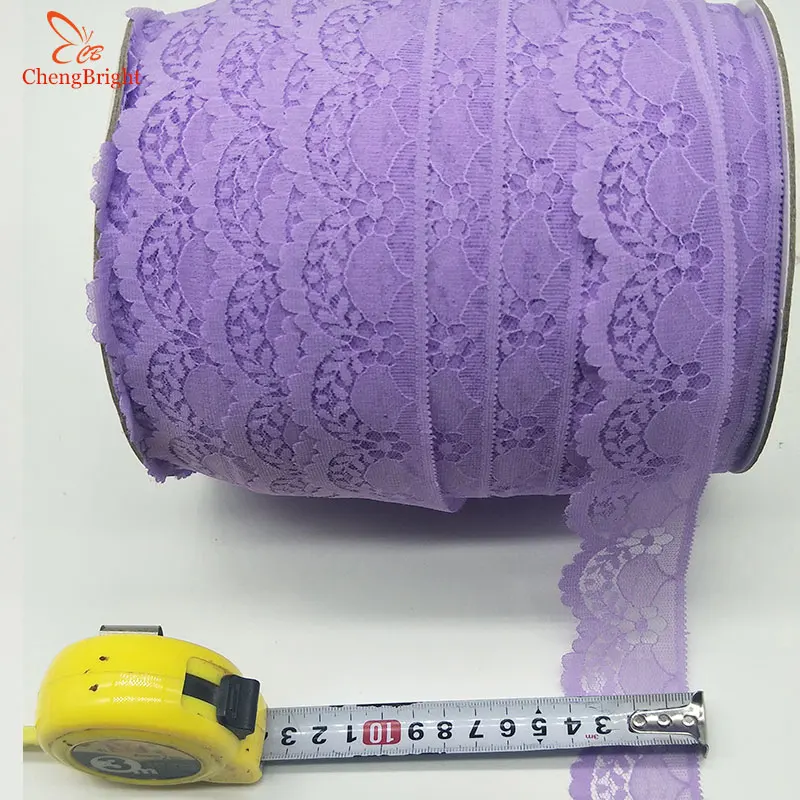 ChengBright 300 Yards Lace Ribbon White Lace Trim DIY Embroidered Net lace trimmings for sewing Decoration african lace fabric