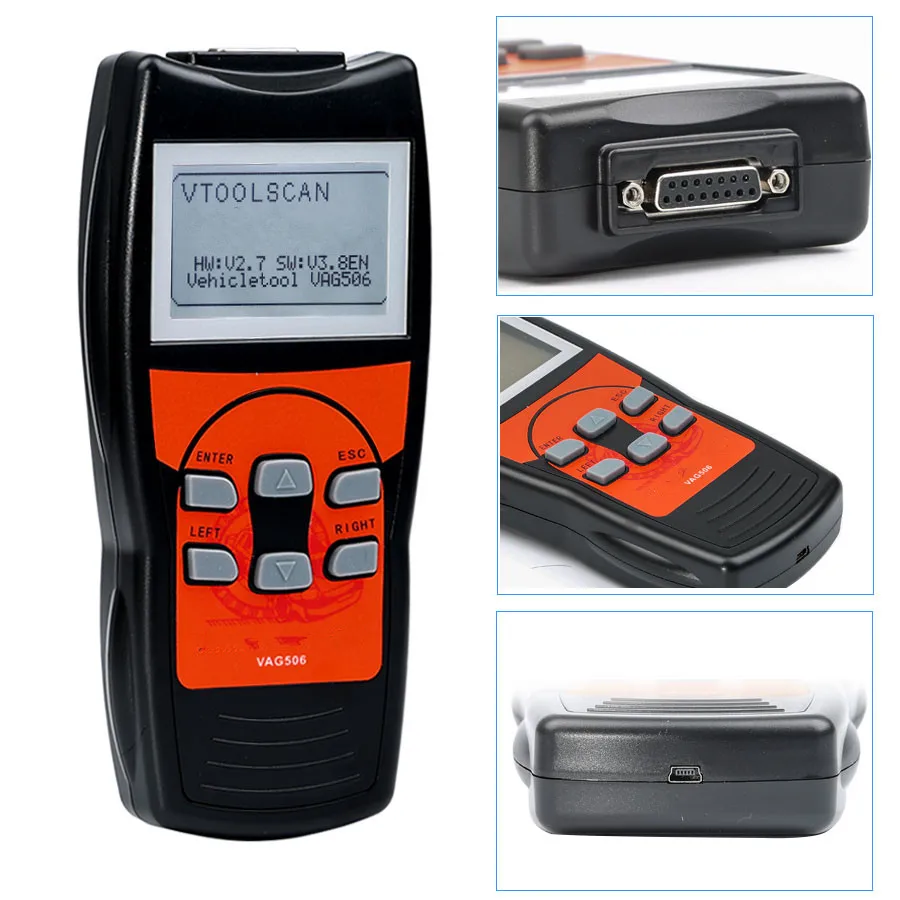 Upgrade Diagnostic Auto Diagnostic-Tool Vag Scanner Automotriz for Golf 4 VAG506