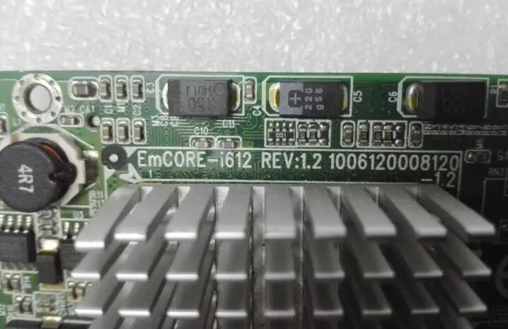EmCORE-i612 REV: 1.2 100% OK Placa-mãe embutida IPC de 3,5 polegadas Fanless 3.5 "SBC Placa-mãe industrial com CPU RAM