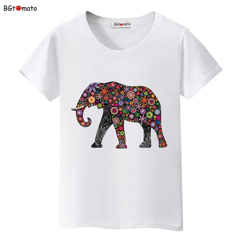 

BGtomato colorful animals hand printing t shirts women's fashion value cool shirts brand new good quality casual tops