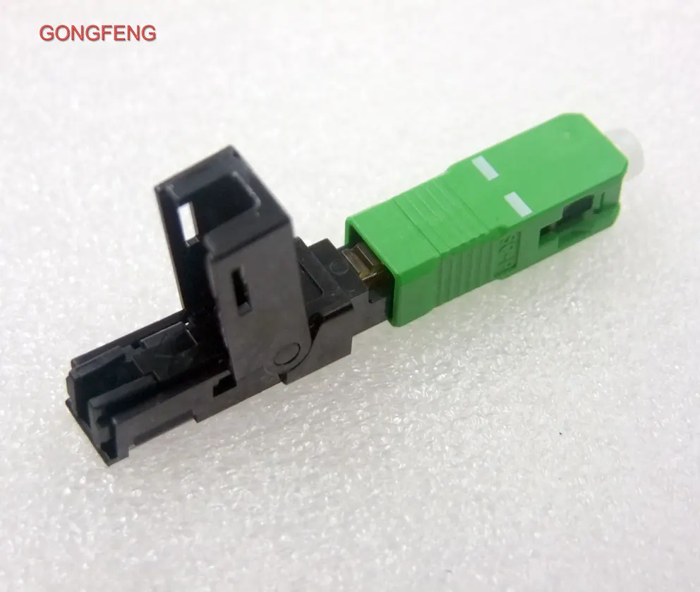 20pcs NEW FTTH Embedded Optic Fiber Fast Connector Self Propelled Cold Connector SC\APC Fiber Optic Quick Connector Wholesale