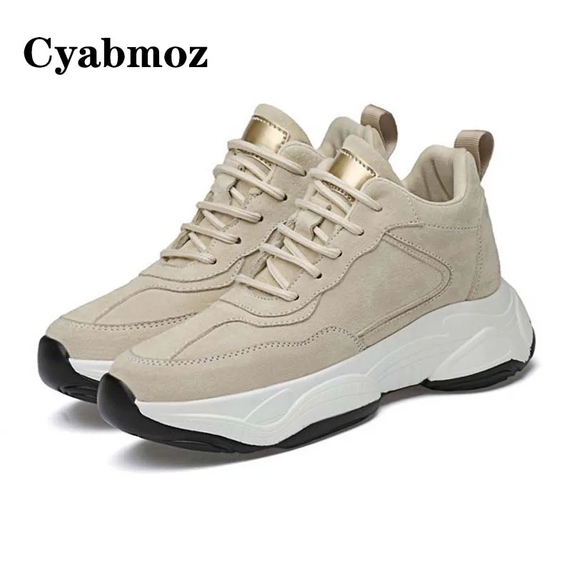 Men Elevator Casual Shoes 5 CM/7CM Height Increasing Shoes Men Chaussure Homme Thick Sole Fashion Shoes Leisure Sneakers Shoes