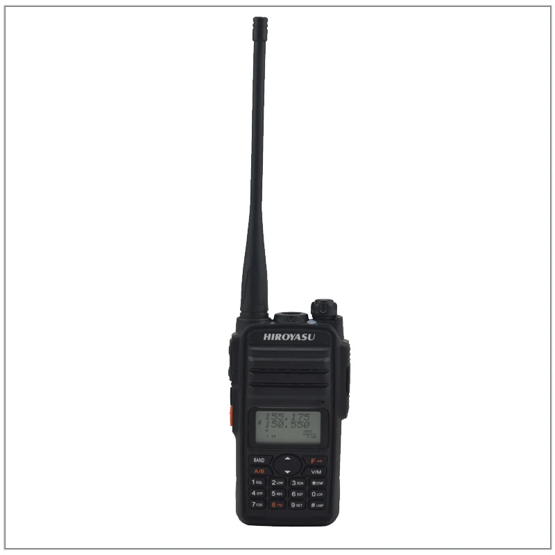 HIROYASU IM-1024 10W Output Power VHF 136-174MHz FM Portable Two-way Radio Dual Display Dual Standby Walkie Talkie Long Distance