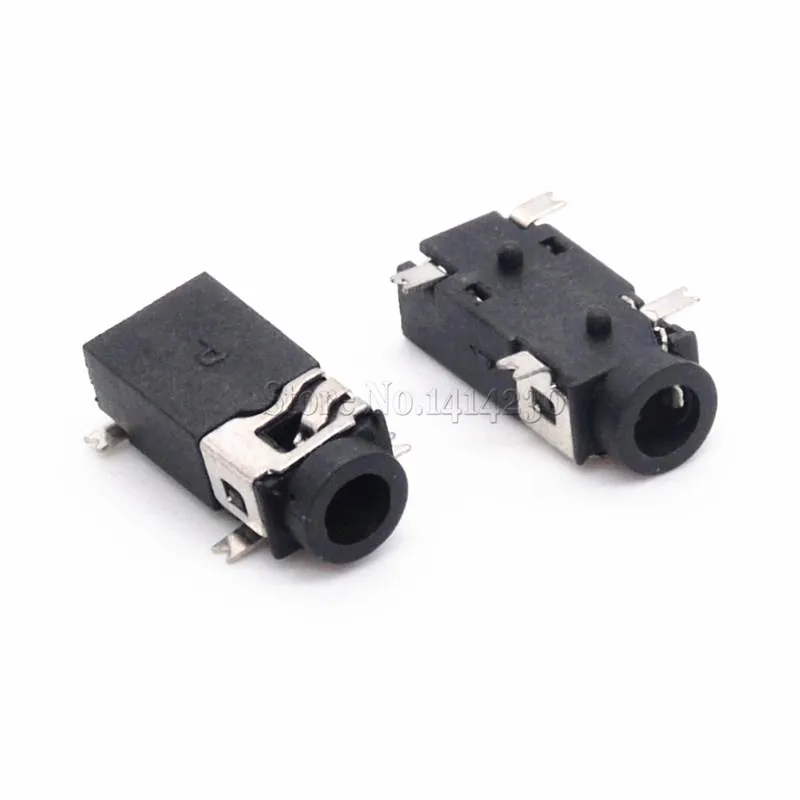 

10Pcs High Quality 2.5mm Headphone Socket / Audio Socket PJ234 SMT 4PIN PJ-234 4P 2.5 Headphone Female Socket