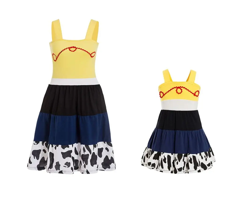 Adult Size Mommy Princess Dress Minnie Mommy and Me Matching Family cosplay Plus size Costume Women\'s princess dress polka Dots