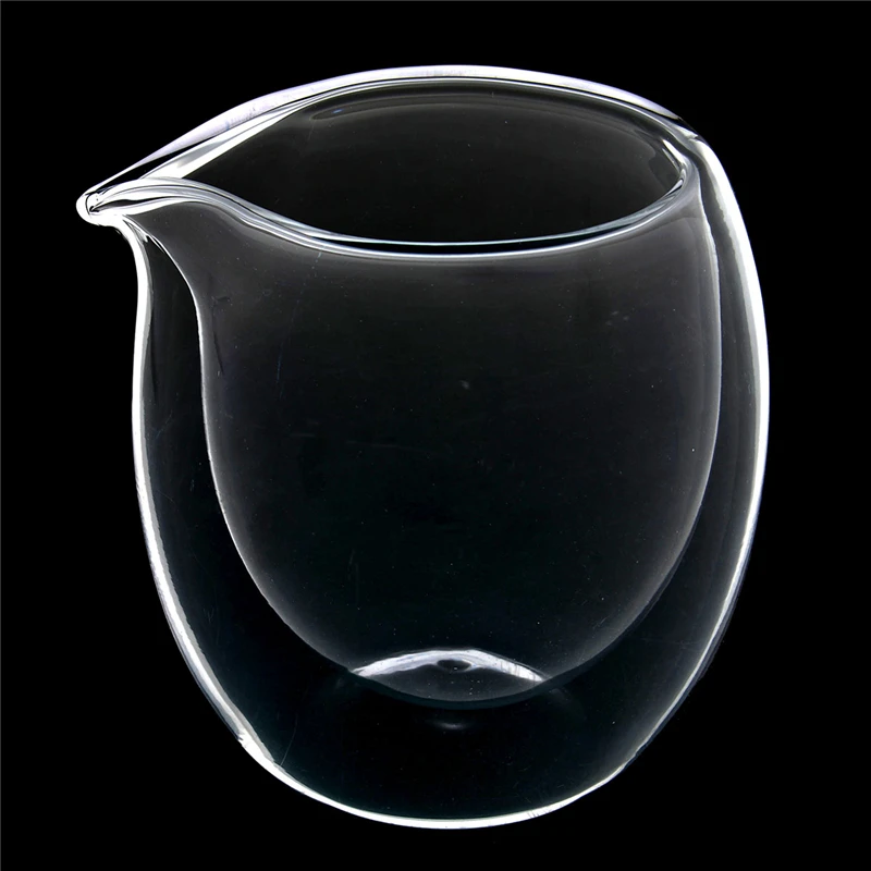 Arshen Handmade 200ml Clear Heat Resisting Double Wall Layer Tea Cup Pitcher Heat Insulation Chinese Kongfu Tea Cup Coffee Cups