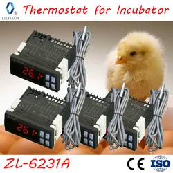 ZL-6231A, 4 pcs lot, Incubator Controller, Thermostat with Multifunction Timer, as STC-1000, STC 1000, XH-W3001, W1209 + TM618N