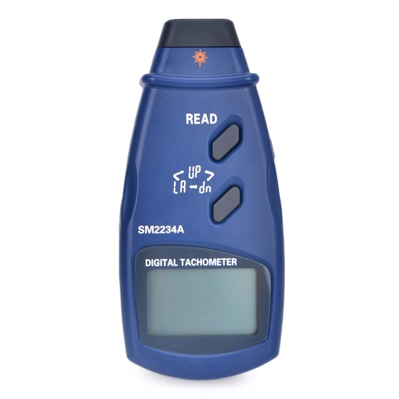 

LCD Digital Laser Tachometer Accuracy 0.1RPM Electronic Photo Tachometer 2.5~99999 RPM Max Min Last Data Memory Speedometer