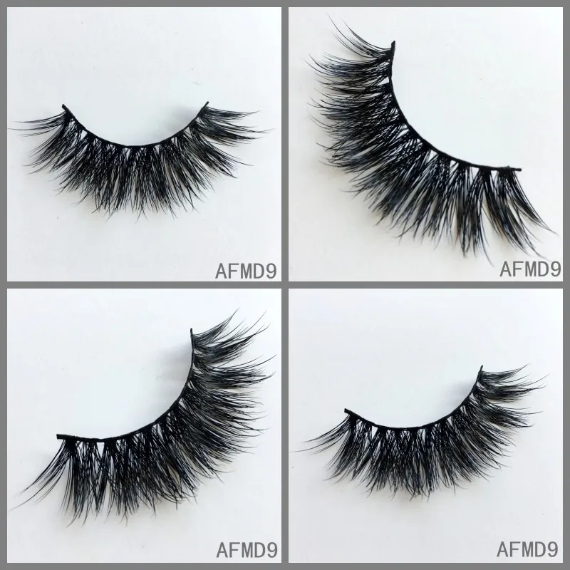 IN USA 300คู่3D Mink ขนตา Wispies Fluffies ละครขนตาธรรมชาติยาวโหดร้ายฟรีหนาหนา lash