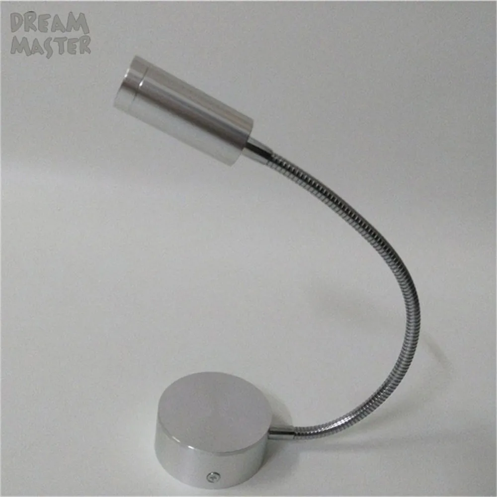 L30cm L40cm Hoses 1W 3W LED Wall Lamp Flexible Home Hotel Bedside Reading Wall Light Modern Book Lights Aluminum LED Sconces