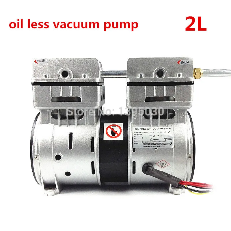 

Oilless Vacuum Pump match with oca laminating machine for broken phone screen repair, LCD separator 110V/220V 2L