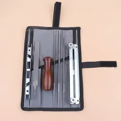 7pcs/set Chainsaw Chain Sharpening Filing File Kit 4mm 4.8mm 5.5mm File for Stihl 3/8