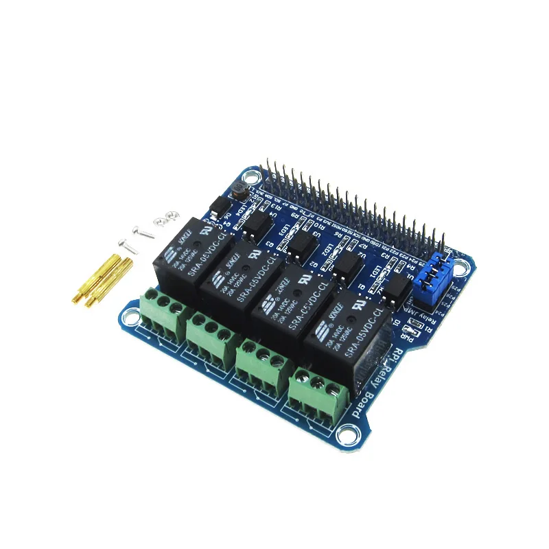 4-Channel raspberry pi relay Shield Module extension board for Raspberry Pi A+/B+/2 B/3B