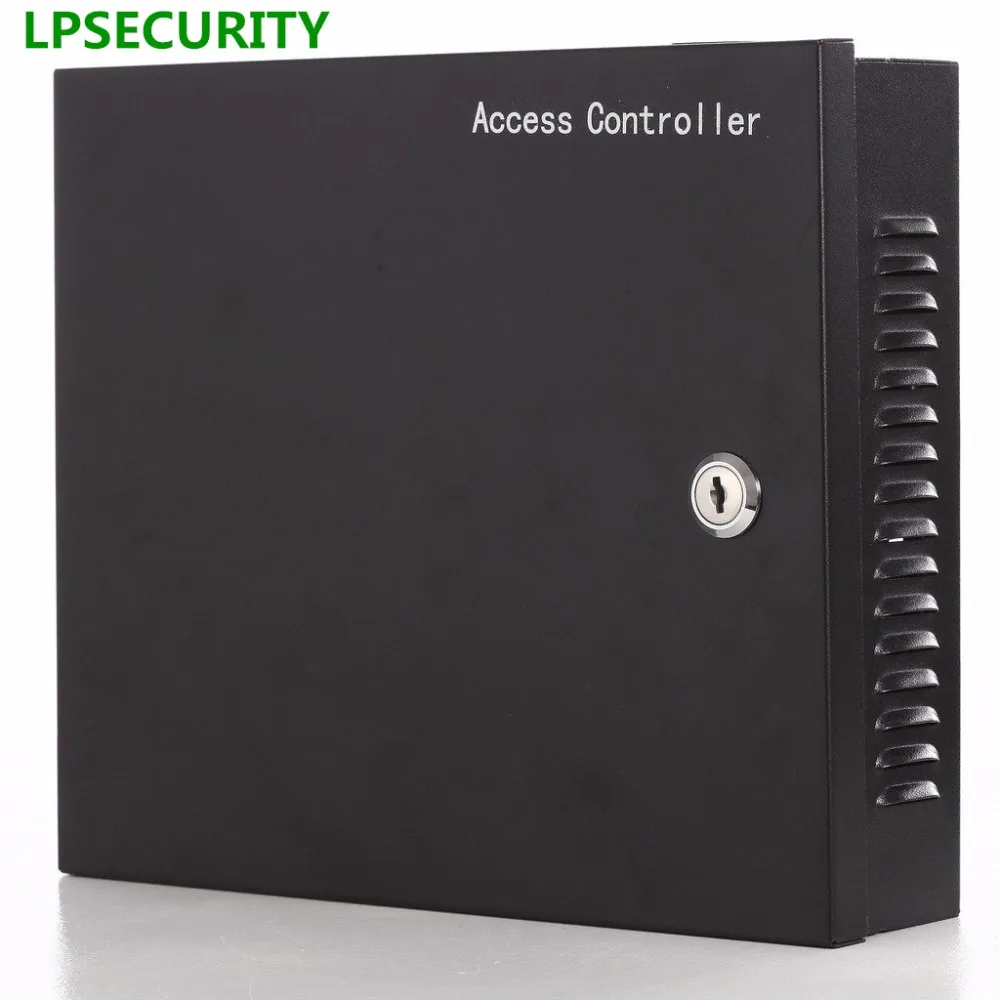 1 2 4 gate door lock Access Controller board with TCP/IP port with cabinet and power supply box