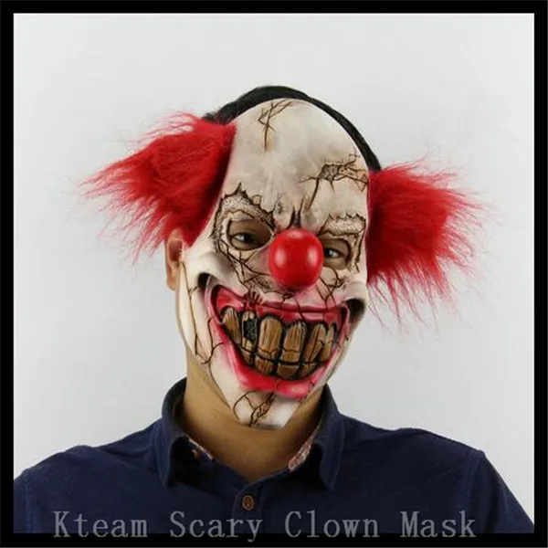 Free Shipping!!! Funny Party Cosplay Evil Circus Clown Mask Pennywise Halloween Horror Party Fancy Dress Costume Accessory