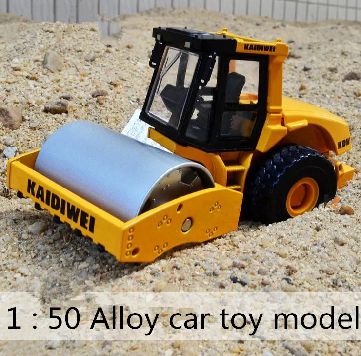 Free shipping ! 2014 super cool ! 1 : 50 Alloy slide Construction vehicles single drum compactor toy model,Children's favorite