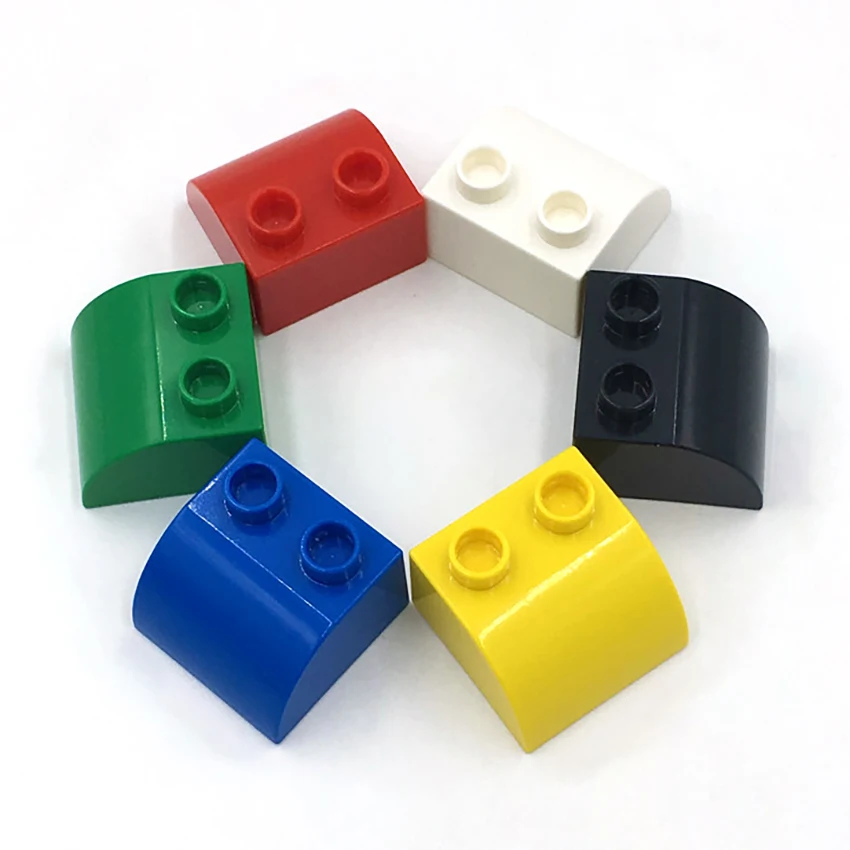 Diy Bouwstenen Arc Cijfers Bricks 1x2Dot 12Pcs Een Pack Educatief Creatief Speelgoed Voor Kinderen Compatibel Met Merken