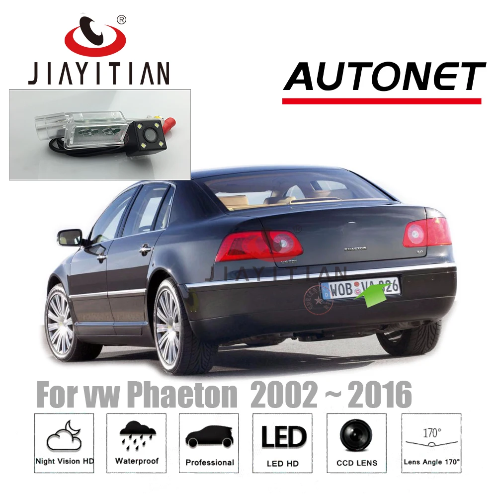 JIAYITIAN Rear Camera For Volkswagen vw Phaeton 2002 2005 2008 2012 2016 CCD Night Vision Backup camera license plate camera