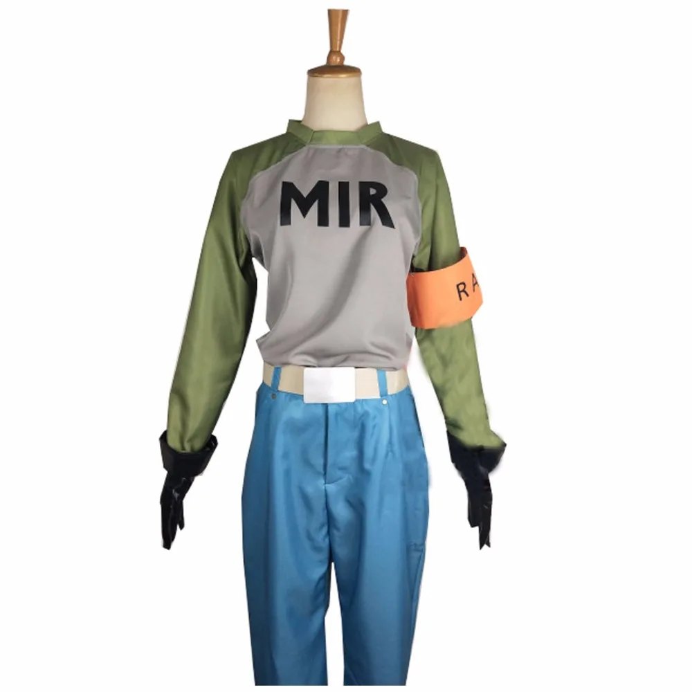 2025 Anime Android 17 Costume Cosplay Costume di Halloween per uomo adulto da donna Top Pantaloni