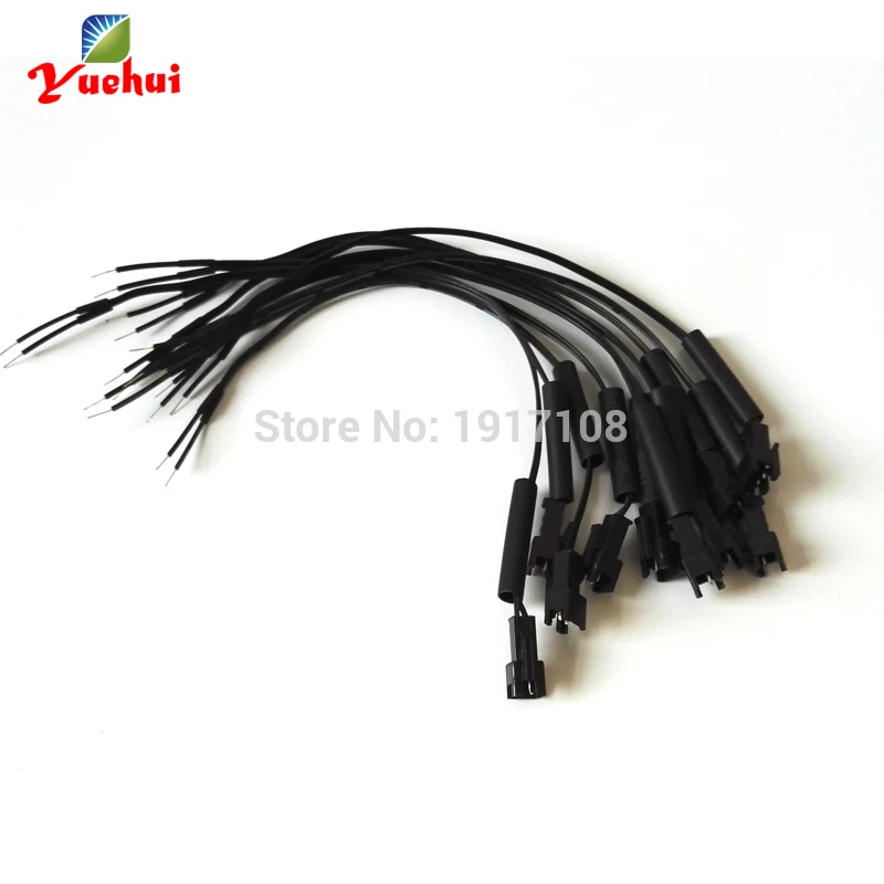 20PC/Lot EL Wire Connectors (Male) with 1piece diameter 4.8mm and 2piece diameter 1.0mm Heat shrinkable tube as party supplies