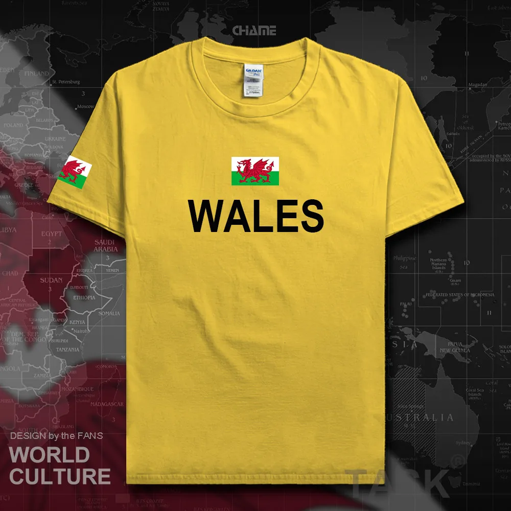 Wales Welsh mens t shirts 2018 jerseys hip hop nation cotton t-shirt fitness brand clothes tees country flag streetwear summer