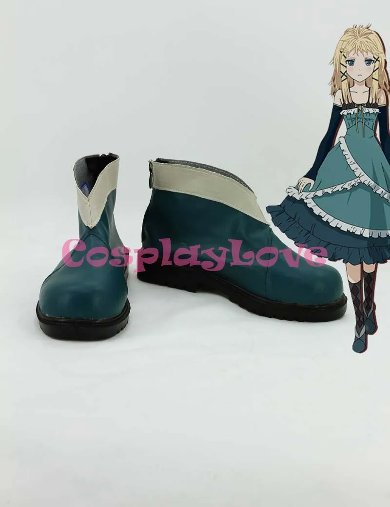 

Black Bullet Tina Sprout Cosplay Shoes Boots Hand Made Custom-made For Halloween Christmas CosplayLove