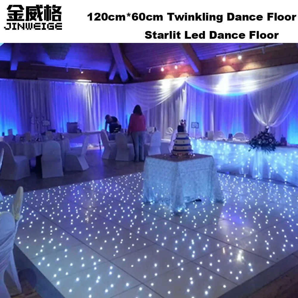 

120cm*60cm Twinkling Starlit Dance Floor Wedding Led Star Dance Tiles for Stage Party Decoration