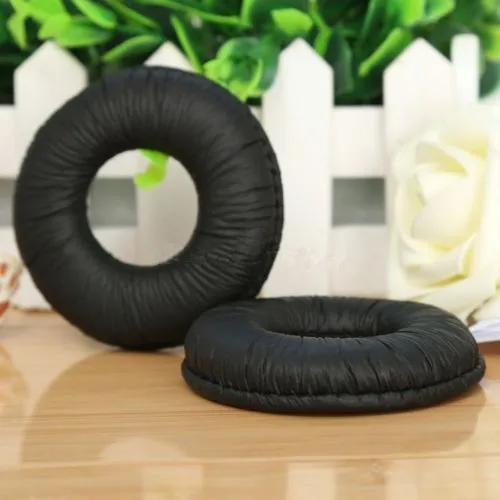 1 Pair of Black Ear Pads Replacement Ear Cushions for MDR-V150 V250 V300 V100 V200 V400 ZX100 ZX300 Headphones Earphone