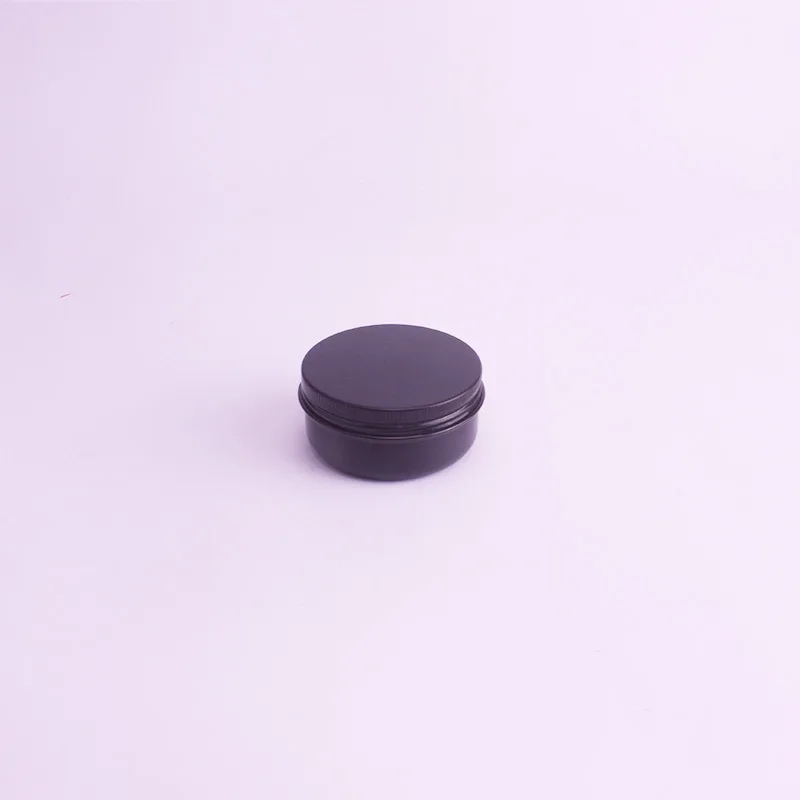 50 x Black 50g 60g Aluminum Cream Jar Tea Leaf Pot Nail Art Makeup Lipgloss Skin Care Lotion Empty Cosmetic Metal Tins Container