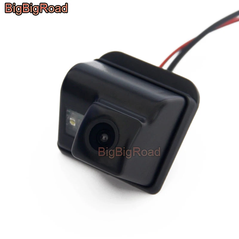 

BigBigRoad Car Rear View Backup Parking CCD Camera For Mazda CX-5 CX 5 CX5 2013 2014 Oiginal Factory Screen with 4 Pins Adapter