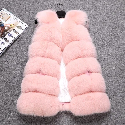 

The new Fox Fur Vest Zhongchang leather women coat diamond fox fur vest