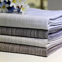 Korean Cotton Linen Tablecloth Solid Color Light Blue Dust-proof Table Cloth Wedding Banquet Rectangular Cover Cloth