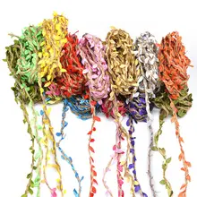 Green leaves hemp rope 2m or 5m #4